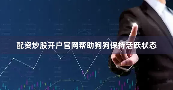 配资炒股开户官网帮助狗狗保持活跃状态