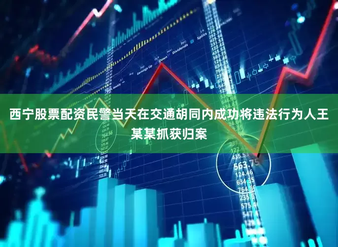 西宁股票配资民警当天在交通胡同内成功将违法行为人王某某抓获归案